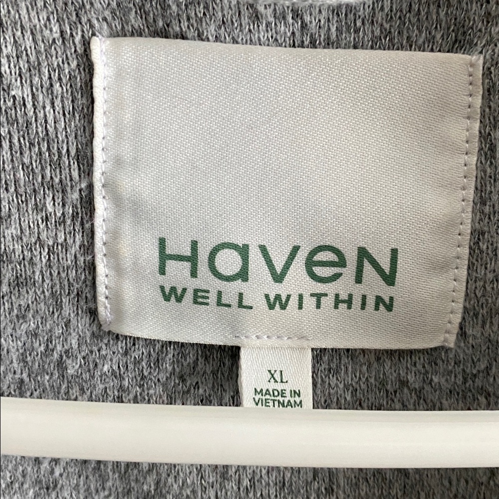 Haven Well Within spa knit cozy robe